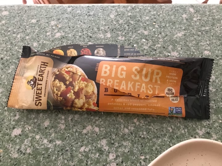 photo of Sweet Earth Big Sur Breakfast Burrito shared by @curvycarbivore on  23 Nov 2019 - review
