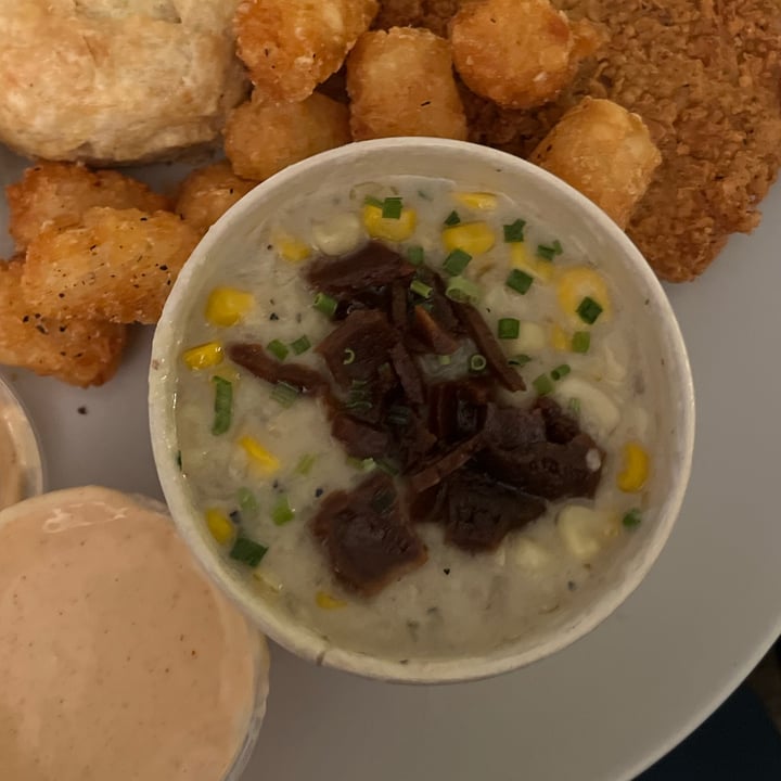 photo of Herbie Butcher's Fried Chicken Bacon Creamed Corn shared by @dianna on  27 Dec 2021 - review