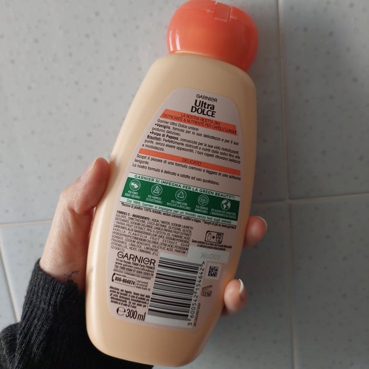 photo of Garnier Shampoo Latte Di Vaniglie E Polpa Di Papaya shared by @noemiso on  12 Apr 2022 - review