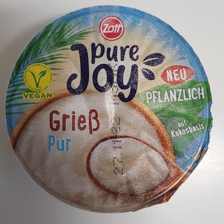 photo of Zott Pure Joy Grieß pur shared by @vegalexandra on  25 Oct 2022 - review