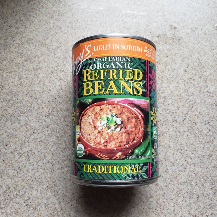 review photo of Amy’s Light In Sodium Refried Black Beans shared by @rachelhrieman on 24 May 2022 - review