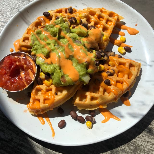 Photo of the dish “La Gringa Waffle”