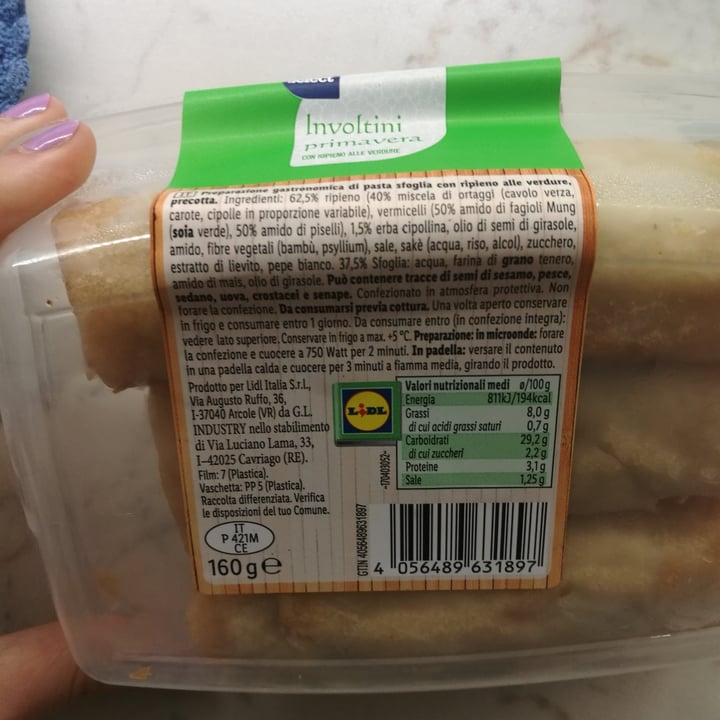 review photo of Chef Select involtini primavera shared by @veglife95 on 18 Nov 2022 - review