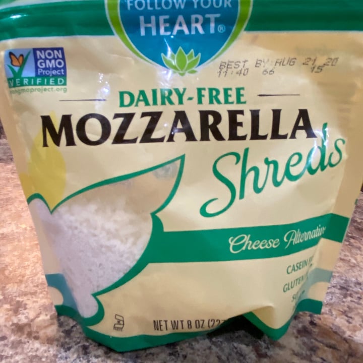 review photo of Follow Your Heart Dairy-Free Mozzarella Shreds shared by @shannadae on 04 May 2020 - review