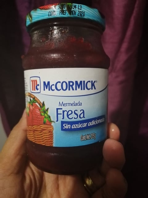Mermelada de fresa McCormick sin azúcar 235 g