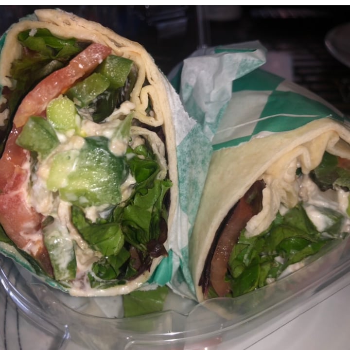 photo of Dunedin Vegan Deli Brokkoli Parm Chikken Salad Wrap shared by @manuelaw on  20 Jul 2021 - review