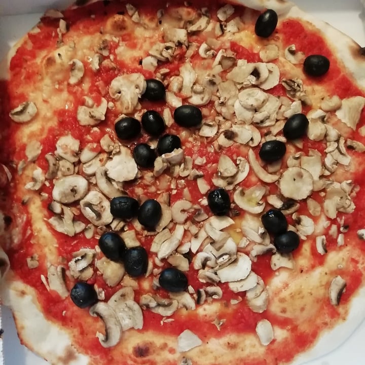 photo of Pizzeria Punto Pizza Di Migani Fabio Pizza pomodoro funghi e olive shared by @rominella on  16 Jul 2022 - review
