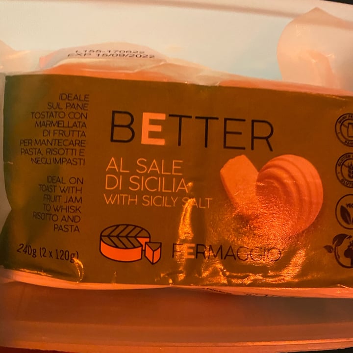 review photo of Fermaggio Fermaggio Better burro vegetale shared by @isabella2409 on 06 Aug 2022 - review