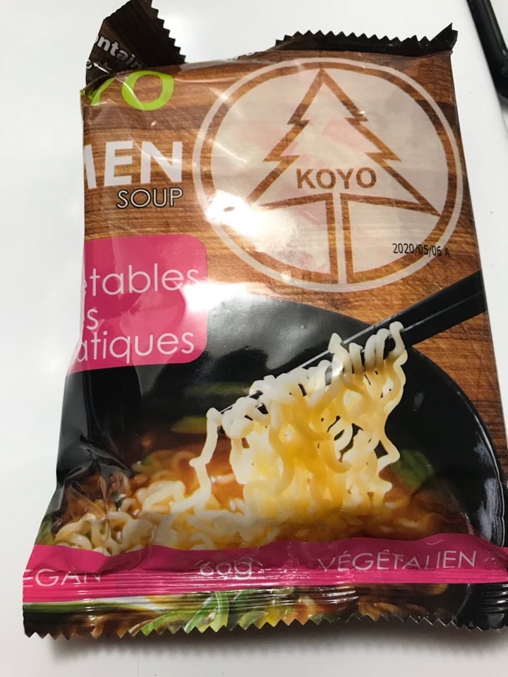 photo of Koyo Vegan Organic Ramen Noodles shared by @llovevegan on  12 Apr 2020 - review