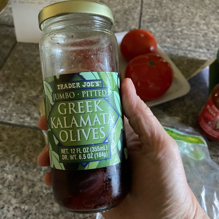 photo of Trader Joe's Jumbo Greek Kalamata Olives shared by @piggiesarelove on  29 May 2022 - review