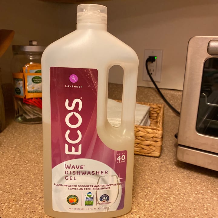 photo of Ecos Lavender Wave Dishwasher Gel shared by @kelleyjhall on  13 Nov 2020 - review