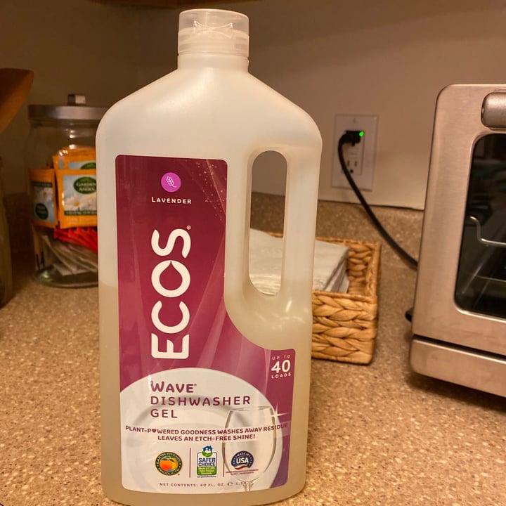 review photo of Ecos Lavender Wave Dishwasher Gel shared by @kelleyjhall on 13 Nov 2020 - review
