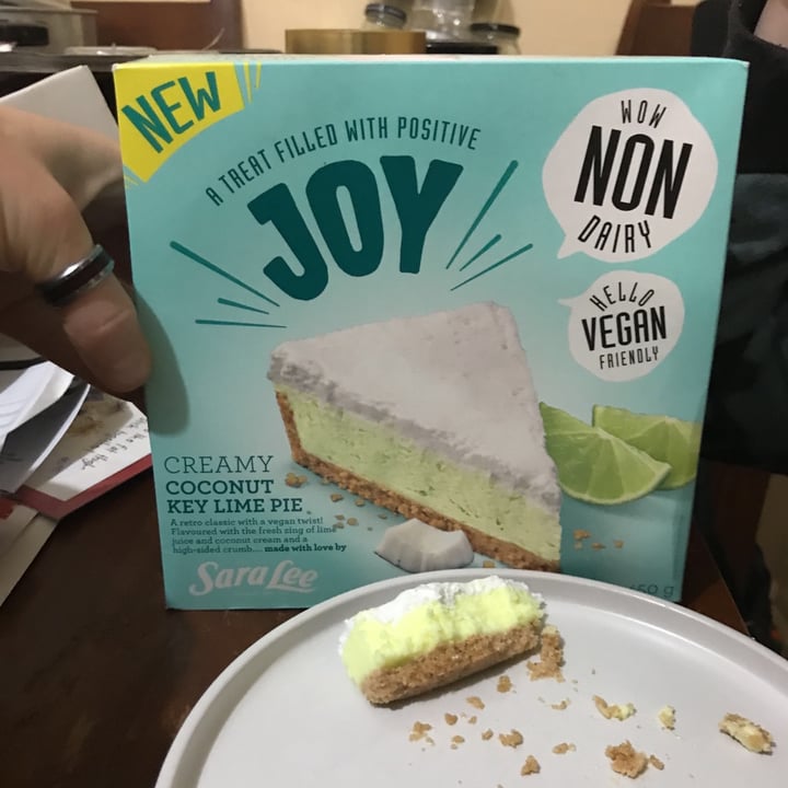 photo of Sara Lee Coconut Key Lime Pie shared by @vejazzy on  10 Jul 2021 - review