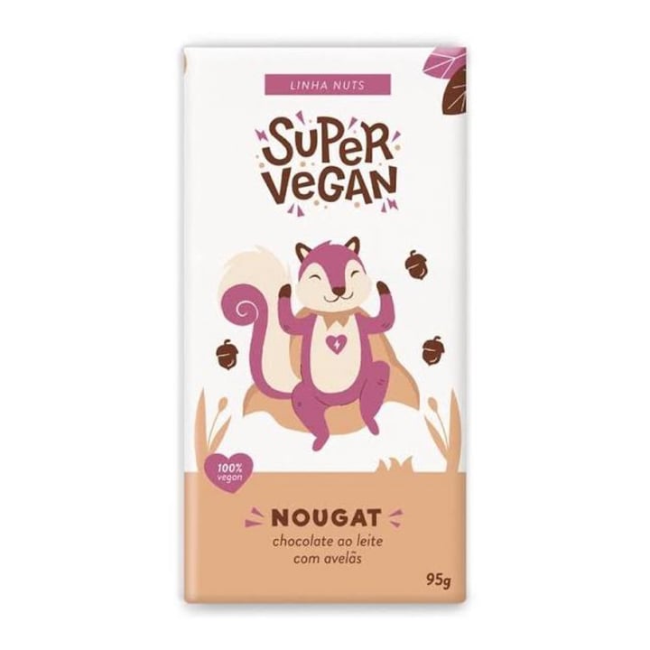review photo of Super Vegan Chocolate Ao Leite Com Avelãs shared by @vitoriab on 30 Jun 2022 - review