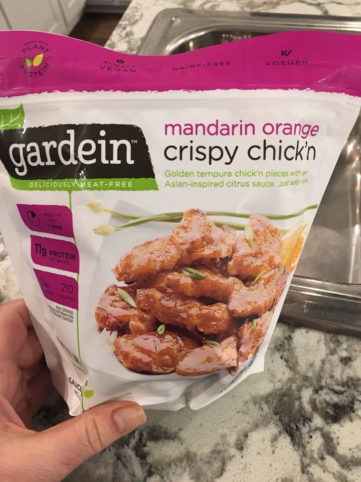 photo of Gardein Mandarin Orange Crispy Chick’n shared by @hkircher on  31 Jan 2020 - review