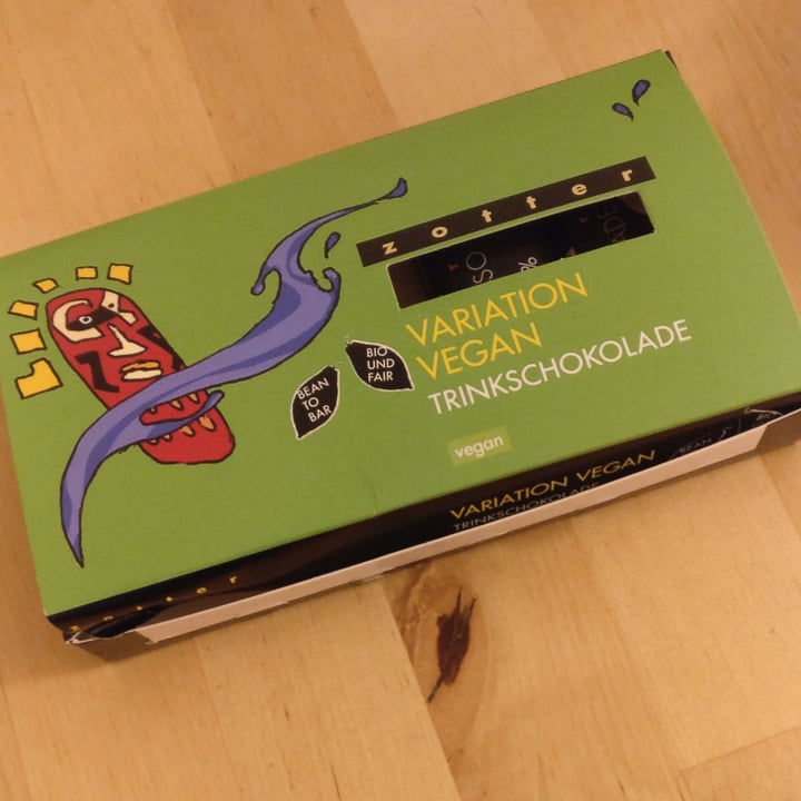 photo of zotter Trinkschokolade Vegan shared by @jacobyy on  11 Nov 2020 - review