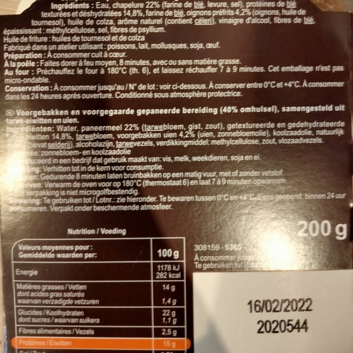 review photo of Carrefour Nuggets blé oignon shared by @clairett on 03 Feb 2022 - review