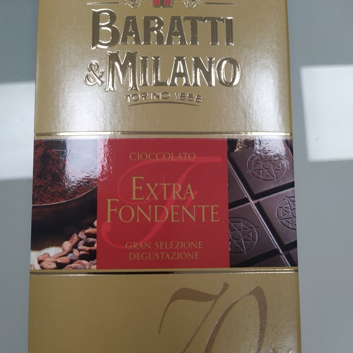 photo of Baratti & Milano Cioccolato Extra Fondente 70% shared by @vanessa1975 on  13 Dec 2022 - review