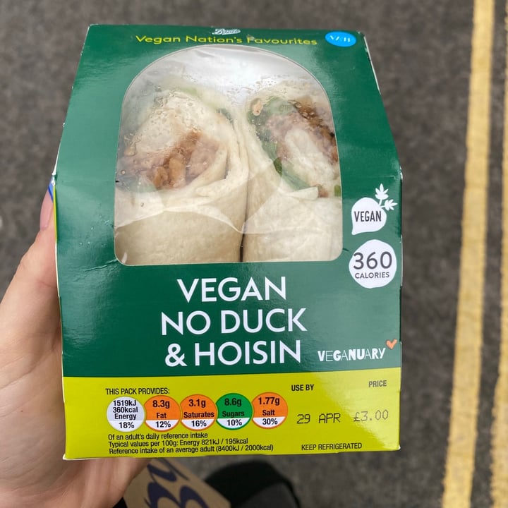 review photo of Boots Vegan No Duck & Hoisin shared by @abbierose on 03 May 2021 - review