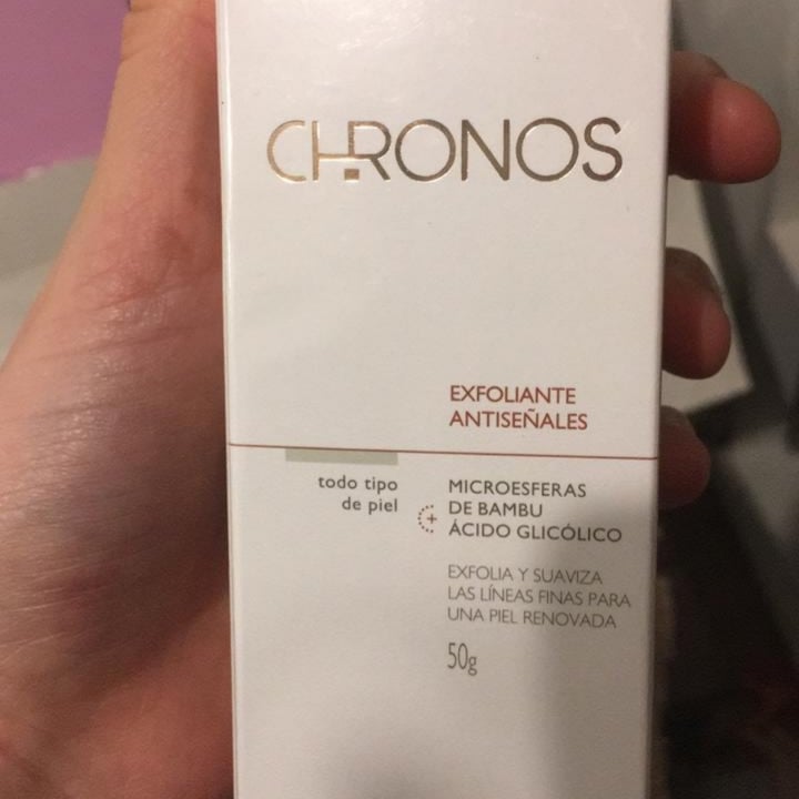 review photo of Natura Chronos exfoliante shared by @regivegana on 11 Aug 2020 - review