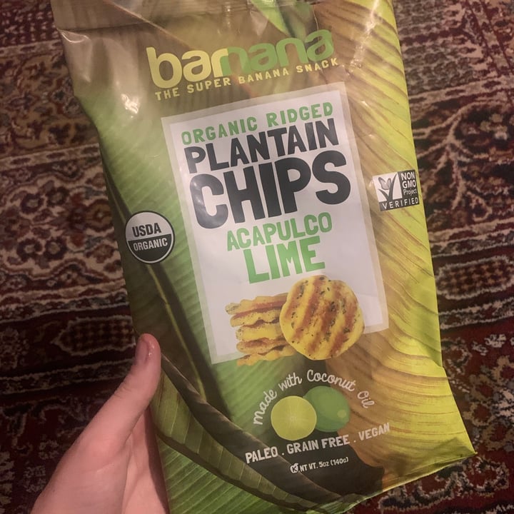 photo of Barnana Plantain Chips Acapulco Lime shared by @bananarosie on  21 Oct 2020 - review