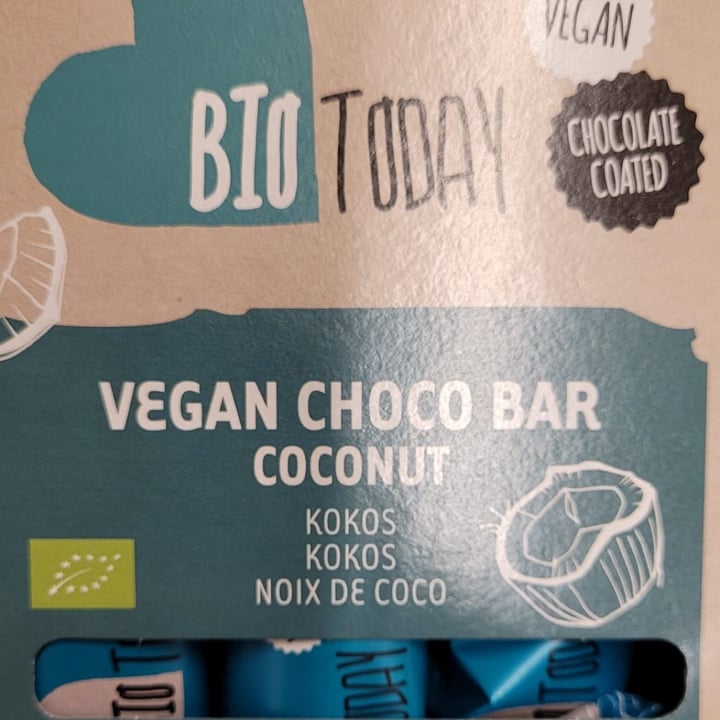 photo of Bio Today Vegan Choco Bar Coconut shared by @meditarnaescola on  19 Jul 2022 - review