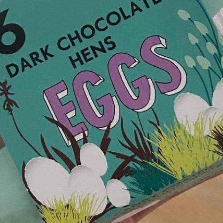 photo of Woolworths Food Dark Chocolate Hens Eggs shared by @globalvegan on  03 Apr 2022 - review