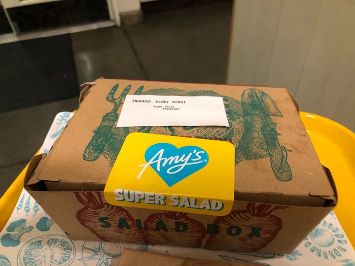 photo of Amy's Drive Thru Super Salad shared by @wharding on  07 Aug 2019 - review
