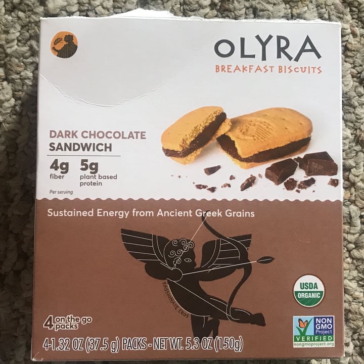 photo of Olyra Dark chocolate sandwich shared by @josette25 on  31 Oct 2021 - review