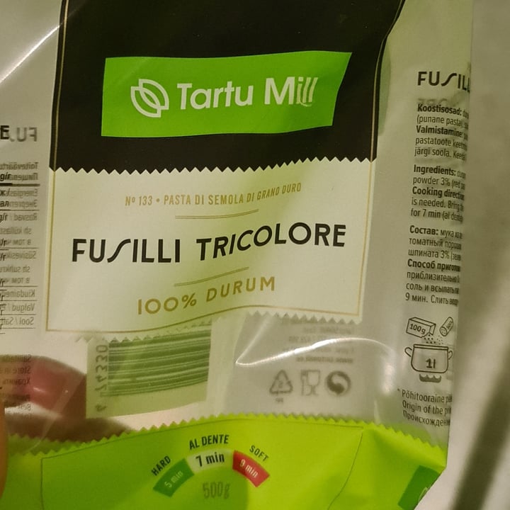 photo of Tartu Mill fusilli tricolore shared by @ron888 on  27 Jul 2022 - review