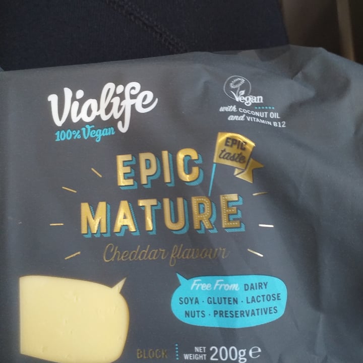 photo of Violife Epic Mature Cheddar Flavour Block shared by @jk13 on  26 Aug 2022 - review