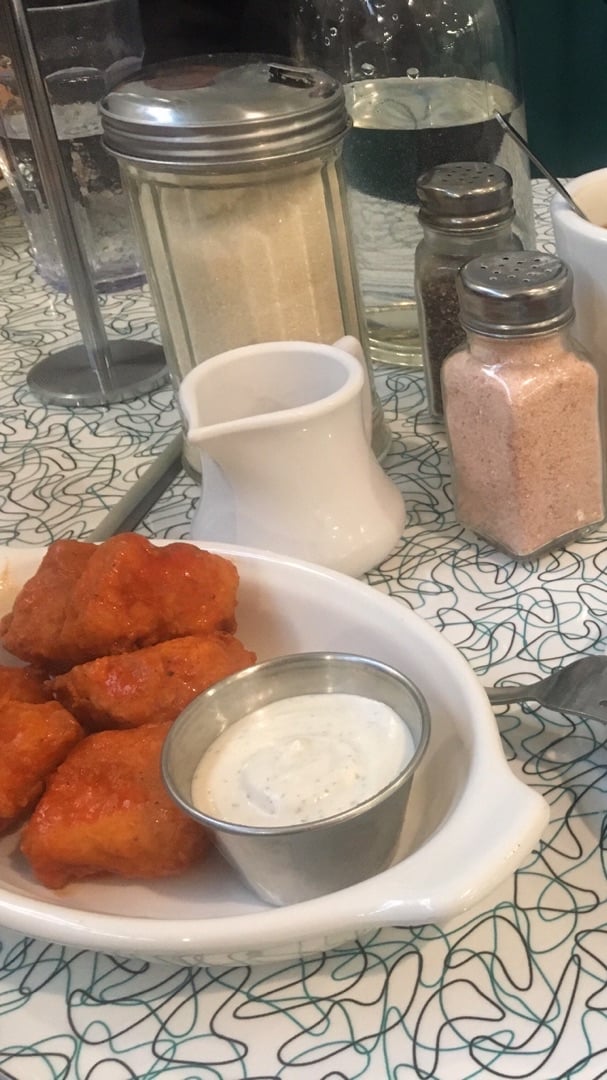 review photo of Angelhearts Diner Buffalo Tofu Bites shared by @gracethegrouch on 29 Apr 2020 - review