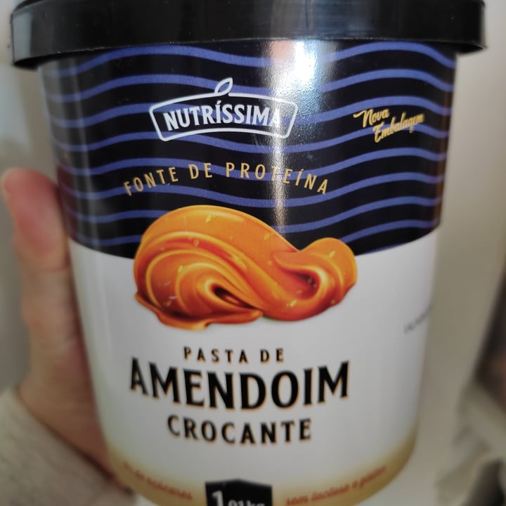 photo of Nutríssima Pasta De Amendoim Crocante shared by @andreinafreitas on  18 Jul 2021 - review