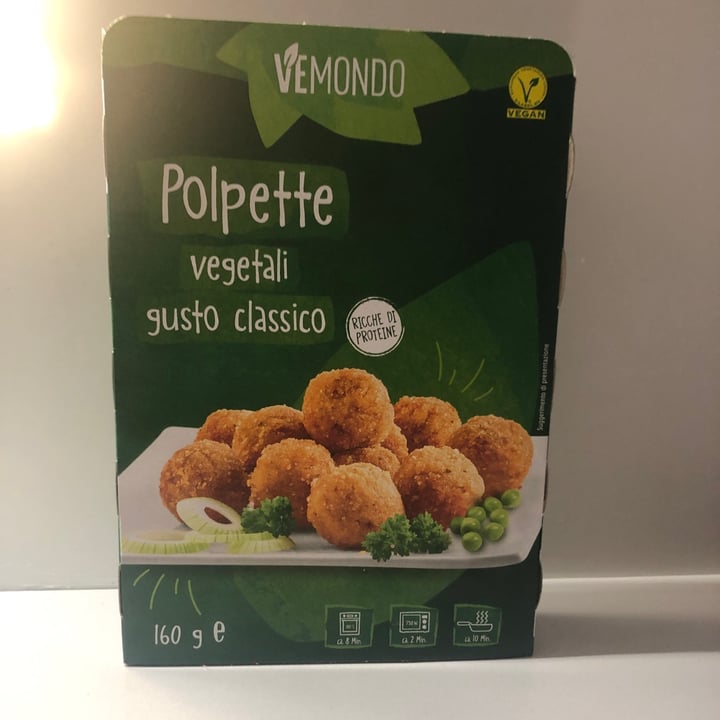 review photo of Vemondo Polpette Vegetali Gusto Classico shared by @silviettasapienza on 29 Aug 2022 - review