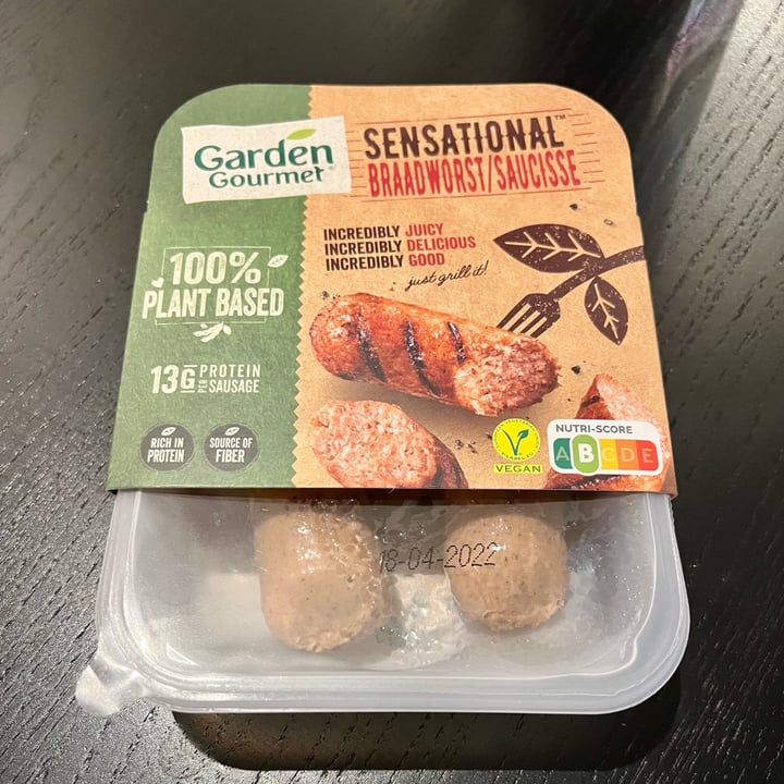 photo of Garden Gourmet Sensational Sausage shared by @teresadv on  05 Apr 2022 - review