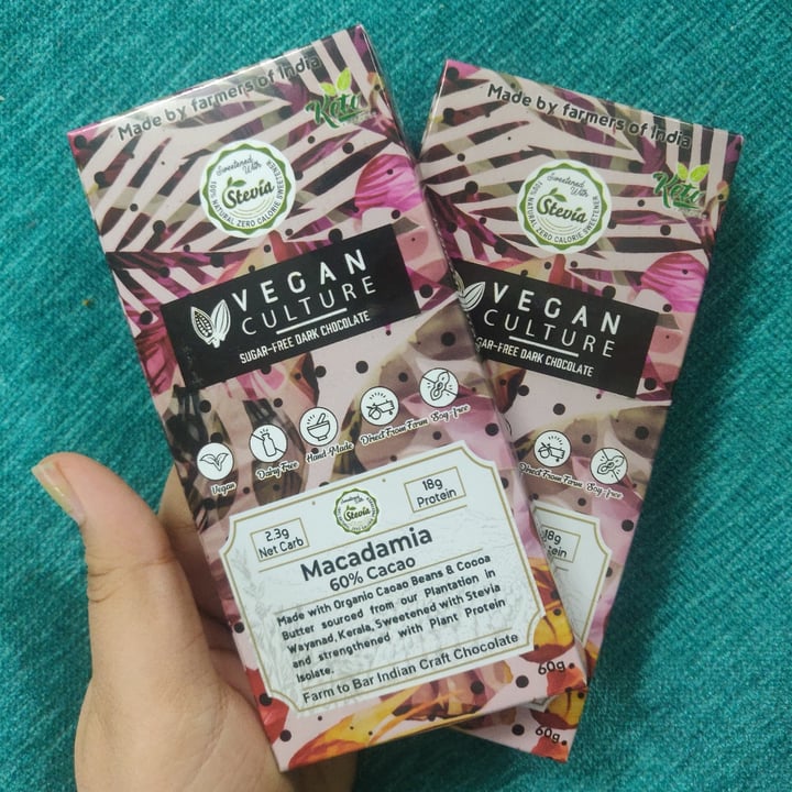 photo of Vegan culture Macadamia Chocolate shared by @aveganfantasy on  11 Jan 2021 - review