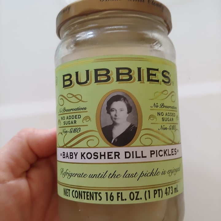 photo of Bubbies Baby Kosher Dill Pickles shared by @laurenonearth on  25 Aug 2021 - review