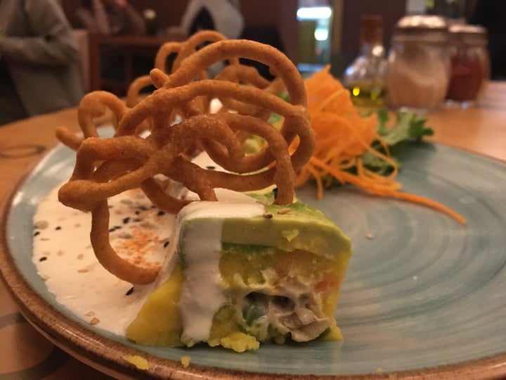 photo of Veda Restaurant Acevichado Maki Causa shared by @theveggienomad on  09 Aug 2018 - review