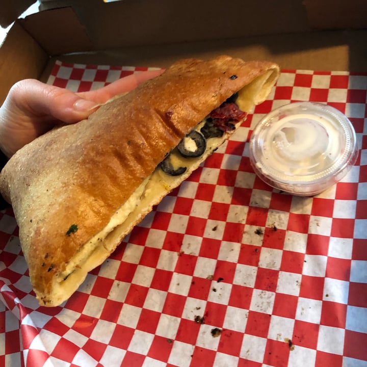 photo of Pi Vegan Pizzeria Small Calzone shared by @sheppsk on  26 Apr 2020 - review