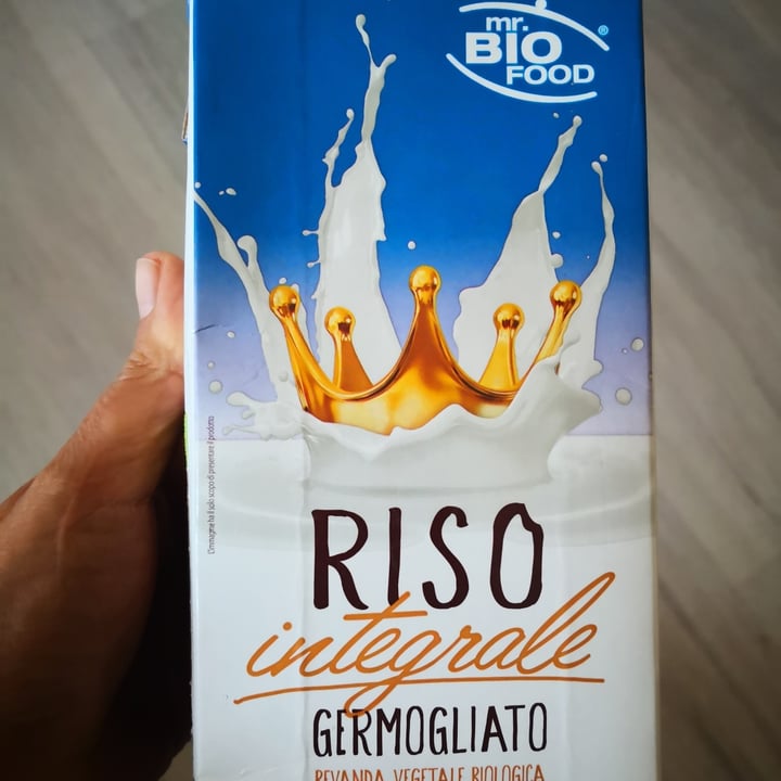 photo of Mr. bio food Bevanda riso integrale shared by @gingervegtruck on  24 May 2022 - review