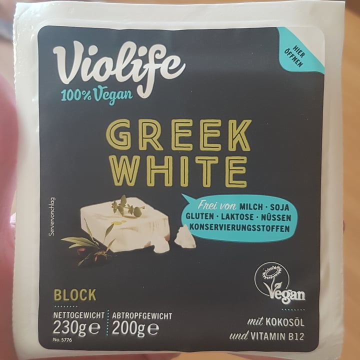 photo of Violife Greek White (Block/Panetto) shared by @greenteaguru on  14 Feb 2021 - review
