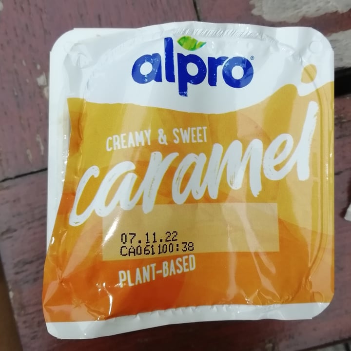 photo of Alpro Creamy & Sweet Caramel Plant-Based Dessert shared by @fra2807 on  14 Apr 2022 - review