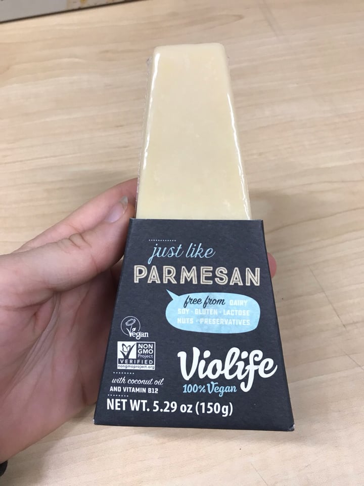 photo of Violife Just Like Parmesan Wedge shared by @naturella on  09 Nov 2019 - review