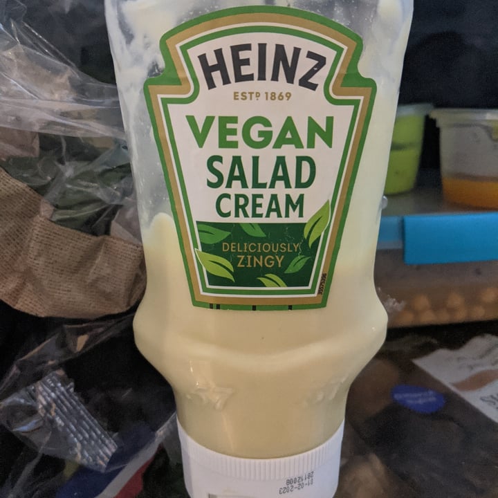 photo of Heinz Vegan Salad Cream shared by @chanelharding on  16 Oct 2022 - review