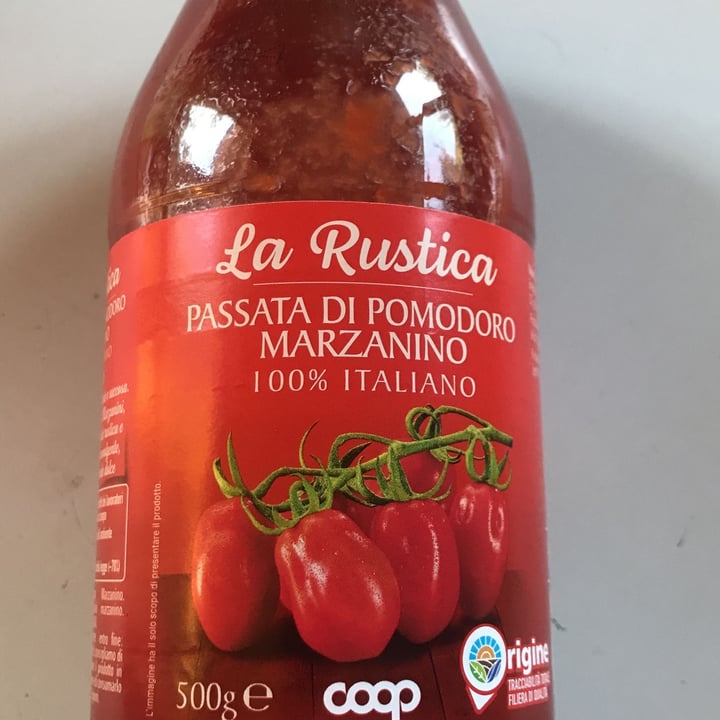 review photo of Origine Coop la rustica Passata Di Pomodoro Marzanino shared by @alemorgana on 18 Sep 2022 - review