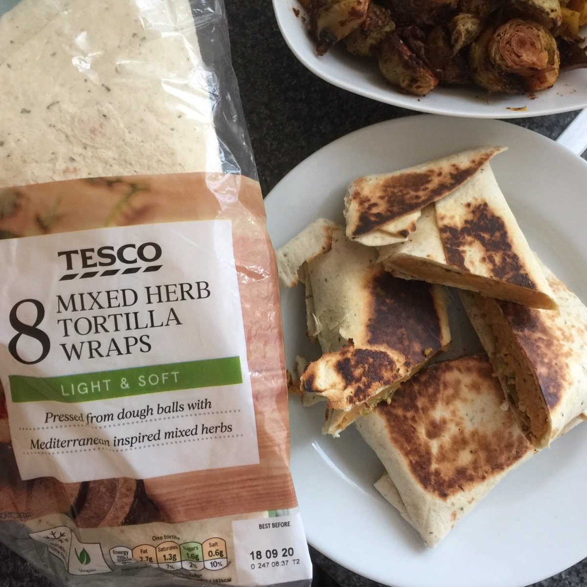 Tesco Mixed Herb Tortilla Wraps Reviews abillion