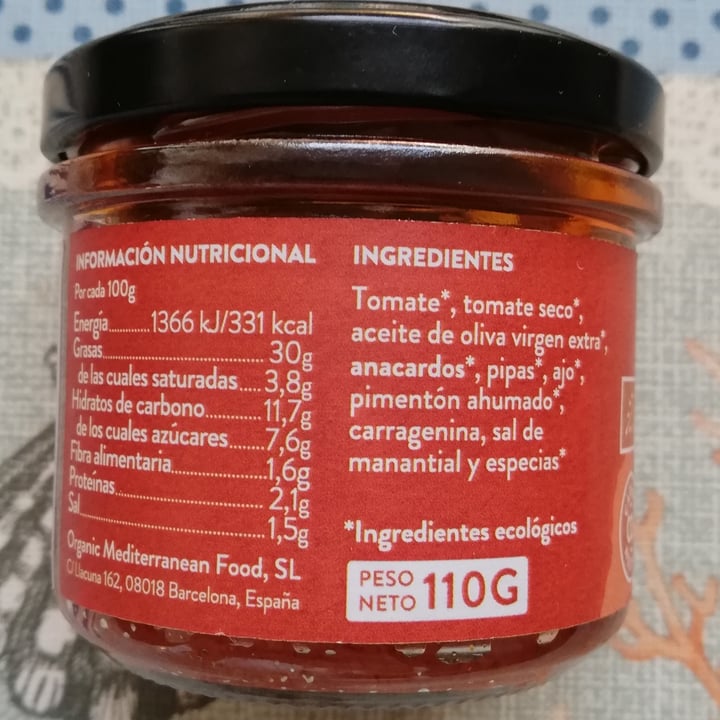 photo of Conca Paté Vegetal Sobrasada shared by @lauraiba on  14 Jan 2022 - review