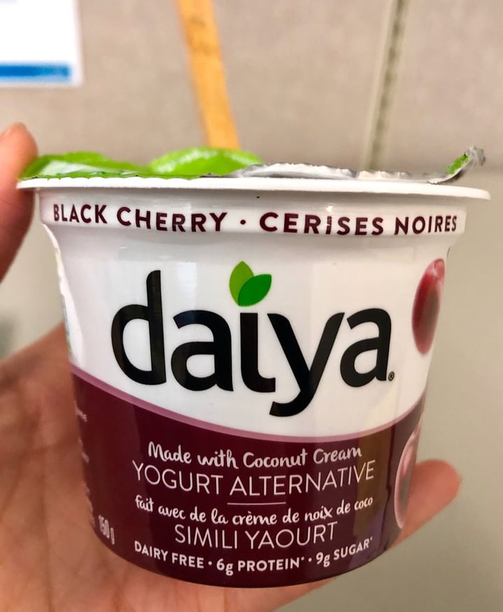 photo of Daiya Black Cherry Yogurt shared by @amyvegan on  23 Jan 2020 - review