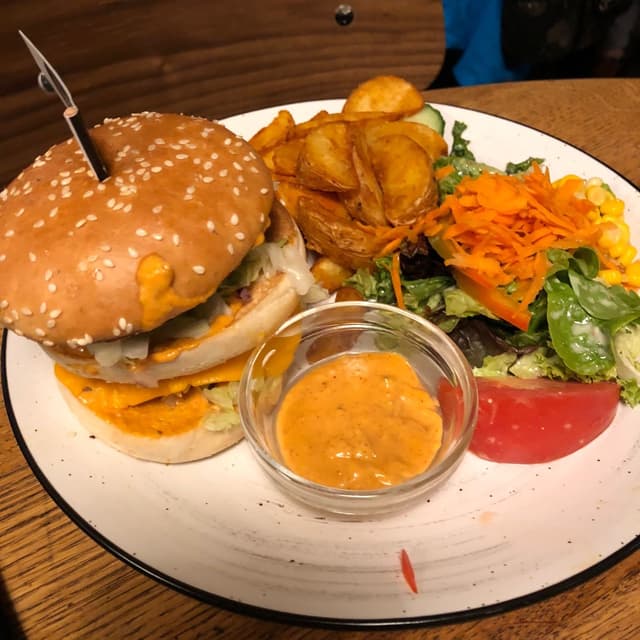 Foto del plato “Beyond Burger”