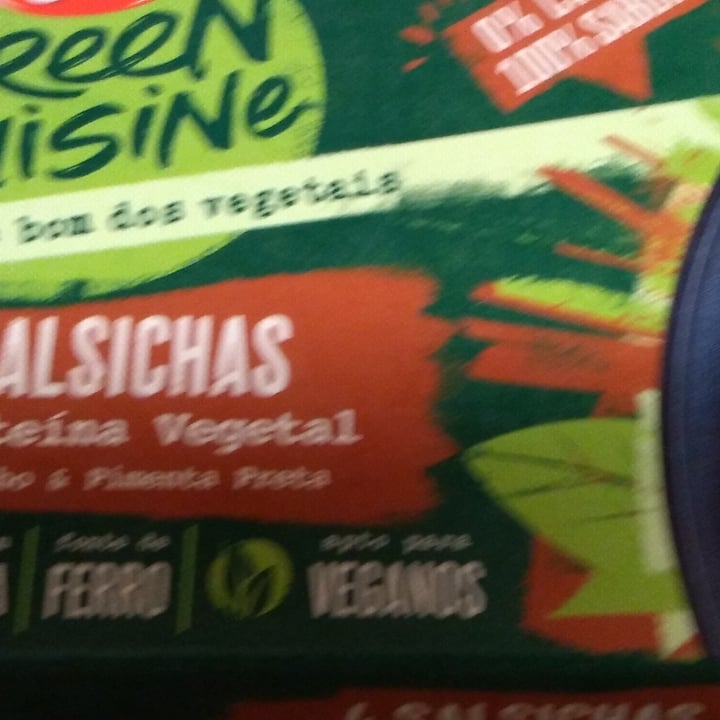 photo of Green Cuisine Salsichas Proteina Vegetal shared by @lisveggie on  01 May 2022 - review